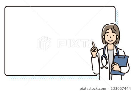 Medical workers and frames 133067444