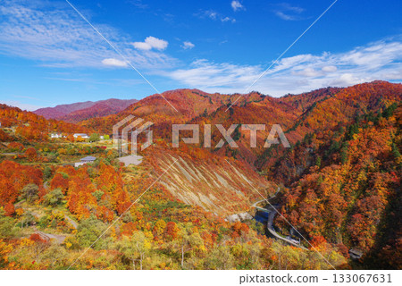 Autumn leaves of Okadaden Lake Autumn leaves of Okadaden Lake 133067631