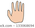 Simple left hand 133068694