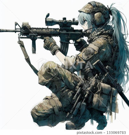 英俊的砲手，可愛的士兵 133069783