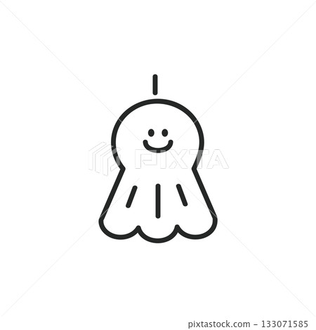 Simple Teru Teru Bouzu icon Weather Simple Teru Teru Bouzu icon Weather 133071585