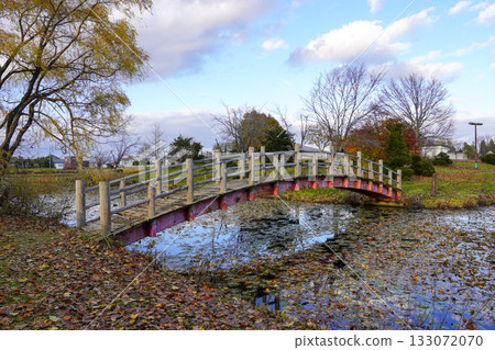 北村中央公園社區廣場的稻穗橋 北村中央公園社區廣場的稻穗橋 133072070