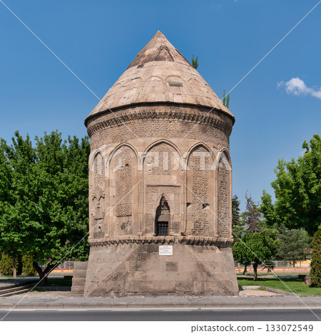 Doner Kumbet, also known as Doner Tomb, a historical mausoleum in Kayseri, Turkey. 133072549