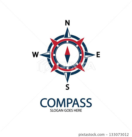 Creative Compass Concept Logo Design Template 133073012