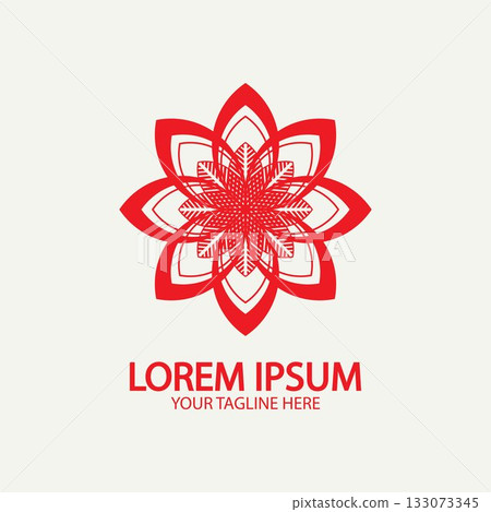 Flower logo. The circular logo. Logo of the flower. Stylized flower. Petals. Simple logo. The brand name emblem logo. Mandala. Logo boutique. Logotype for beauty. Logo for flower shop. Flower logo. The circular logo. Logo of the flower. Stylized flower. Petals. Simple logo. The brand name emblem logo. Mandala. Logo boutique. Logotype for beauty. Logo for flower shop. 133073345