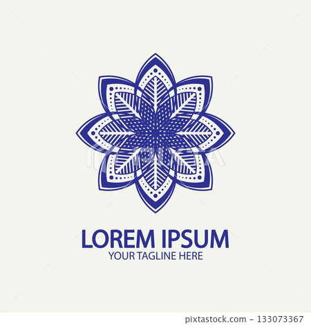 Flower logo. The circular logo. Logo of the flower. Stylized flower. Petals. Simple logo. The brand name emblem logo. Mandala. Logo boutique. Logotype for beauty. Logo for flower shop. Flower logo. The circular logo. Logo of the flower. Stylized flower. Petals. Simple logo. The brand name emblem logo. Mandala. Logo boutique. Logotype for beauty. Logo for flower shop. 133073367