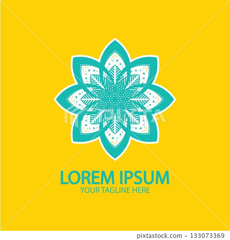 Flower logo. The circular logo. Logo of the flower. Stylized flower. Petals. Simple logo. The brand name emblem logo. Mandala. Logo boutique. Logotype for beauty. Logo for flower shop. Flower logo. The circular logo. Logo of the flower. Stylized flower. Petals. Simple logo. The brand name emblem logo. Mandala. Logo boutique. Logotype for beauty. Logo for flower shop. 133073369