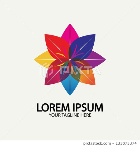 Flower logo. The circular logo. Logo of the flower. Stylized flower. Petals. Simple logo. The brand name emblem logo. Mandala. Logo boutique. Logotype for beauty. Logo for flower shop. Flower logo. The circular logo. Logo of the flower. Stylized flower. Petals. Simple logo. The brand name emblem logo. Mandala. Logo boutique. Logotype for beauty. Logo for flower shop. 133073374