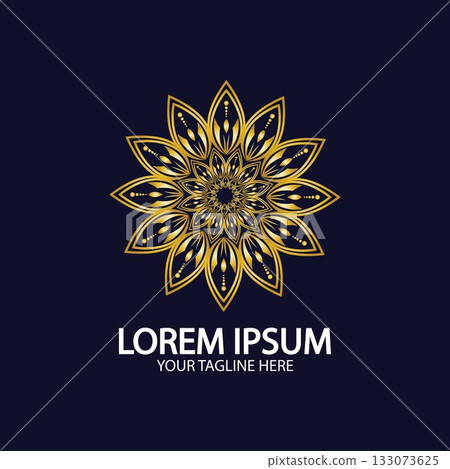 Flower logo. The circular logo. Logo of the flower. Stylized flower. Petals. Simple logo. The brand name emblem logo. Mandala. Logo boutique. Logotype for beauty. Logo for flower shop. Flower logo. The circular logo. Logo of the flower. Stylized flower. Petals. Simple logo. The brand name emblem logo. Mandala. Logo boutique. Logotype for beauty. Logo for flower shop. 133073625