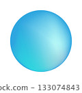 Blue sphere illustration 133074843