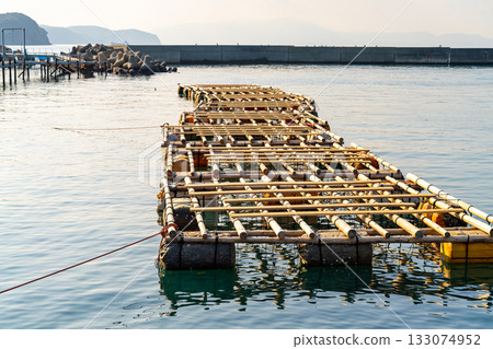 水產養殖所使用的近海魚籠 133074952