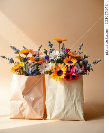 bouquet of colorful flowers bouquet of colorful flowers 133075148