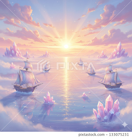 Crystal Route at Dawn 133075231