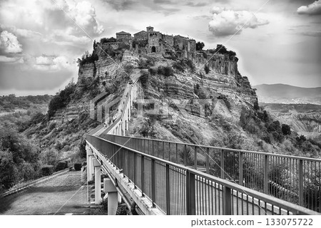 Civita di Bagnoregio, Italy's Ancient Hilltop Village and Connecting Bridge Civita di Bagnoregio, Italy's Ancient Hilltop Village and Connecting Bridge 133075722