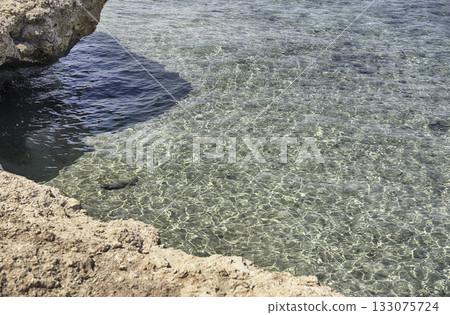 Red Sea from a beach in Sharm el Sheikh, Egypt 133075724
