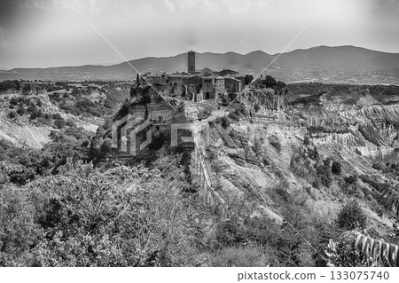 Historic Civita di Bagnoregio Perched on a Remote Italian Hilltop Historic Civita di Bagnoregio Perched on a Remote Italian Hilltop 133075740
