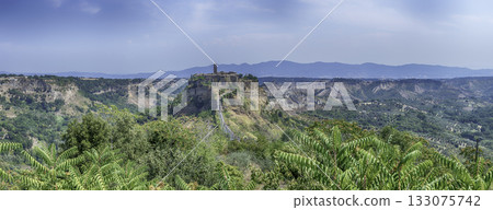 Historic Civita di Bagnoregio Perched on a Remote Italian Hilltop Historic Civita di Bagnoregio Perched on a Remote Italian Hilltop 133075742