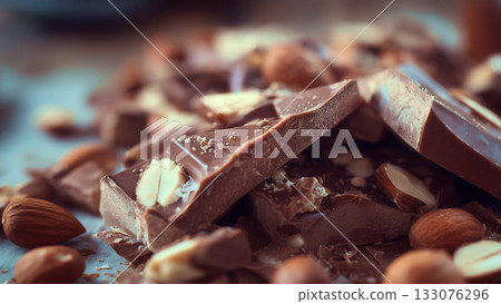 杏仁巧克力碎巧克力 133076296