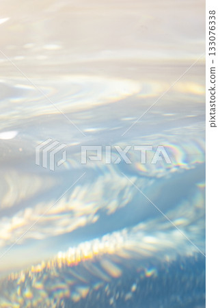 The image of summer colors created by the water surface pattern 133076338