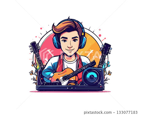 DJ台工作人員圖片插圖 133077183