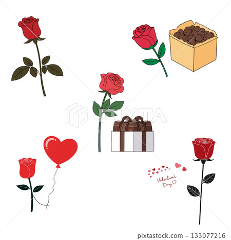 Valentine's Day Roses and Gifts 133077216