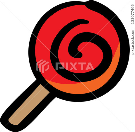 Colorful Bakery and Candy Doodle Icons 133077466