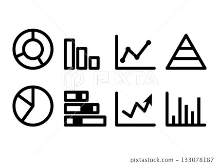簡單的圖形圖示素材 133078187