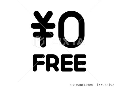 0 yen simple icon 0 yen simple icon 133078192