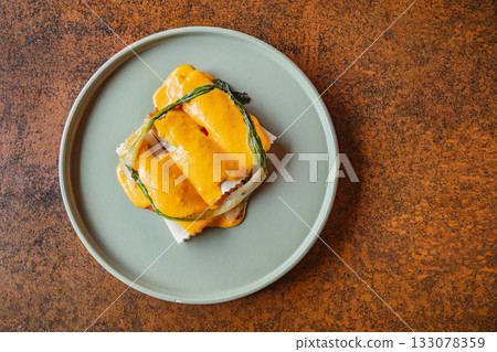 Meat Canaelones with Sauce Meat Canaelones with Sauce 133078359