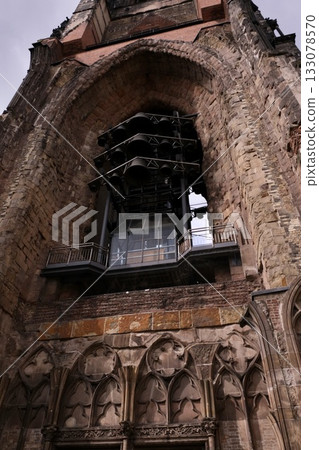 St. Nicholas church (St.-Nikolai-Kirche, 1195, 1874), a Gothic Revival cathedral who was one of the five Lutheran churches in Hamburg. Germany. St. Nicholas church (St.-Nikolai-Kirche, 1195, 1874), a Gothic Revival cathedral who was one of the five Lutheran churches in Hamburg. Germany. 133078570
