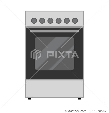 Modern Electric Oven Vector Illustration. Ideal for use in kitchen appliance graphics, household product presentations, infographics or educational materials. Modern Electric Oven Vector Illustration. Ideal for use in kitchen appliance graphics, household product presentations, infographics or educational materials. 133078587