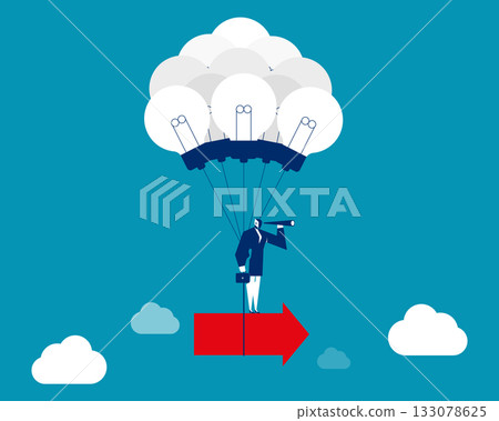 Robot. Artificial intelligence creating idea make growt up 133078625