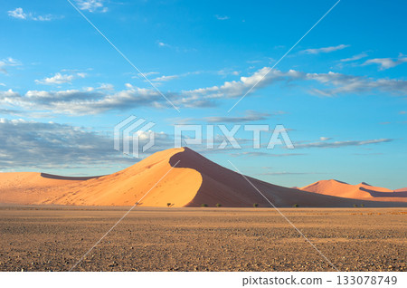 desert sand dunes  Sossusvlei, Namibia 133078749