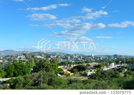 Cityscape  skyline Windhoek capital Namibia 133078773