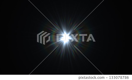 Sparkling light effect, lens flare 133078786