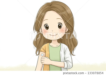Miyu Series: Child Miyu after flu vaccination Miyu Series: Child Miyu after flu vaccination 133078854
