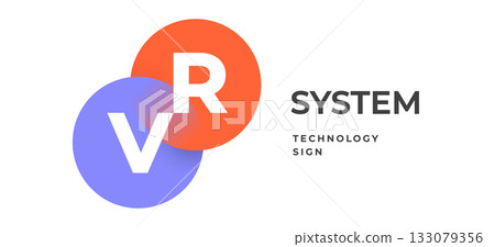 Sign, symbol, circle. Abstract template symbol with gradient circle. Emblem business company, gradient circle, letter text Technology. Sign template, merged circle, sign brand. Vector Illustration Sign, symbol, circle. Abstract template symbol with gradient circle. Emblem business company, gradient circle, letter text Technology. Sign template, merged circle, sign brand. Vector Illustration 133079356