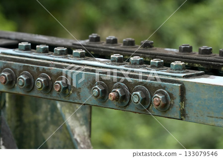iron bridge cables detail in amazon puerto narino colombia 133079546