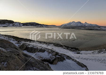 Norwegian winter landscape 133079769