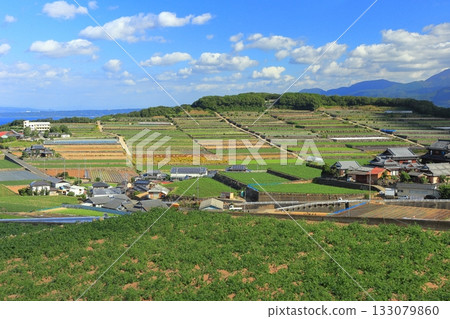 【長崎縣】從雲仙南串山梯田觀測站看到的梯田 【長崎縣】從雲仙南串山梯田觀測站看到的梯田 133079860