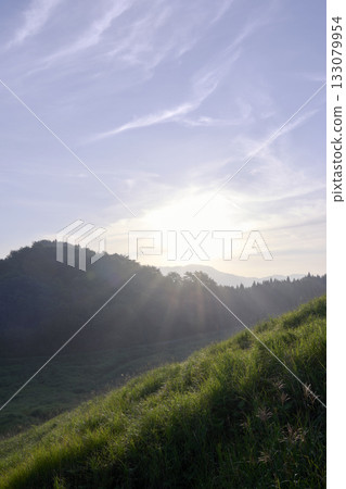 Morning scenery of Tonomine Plateau 133079954