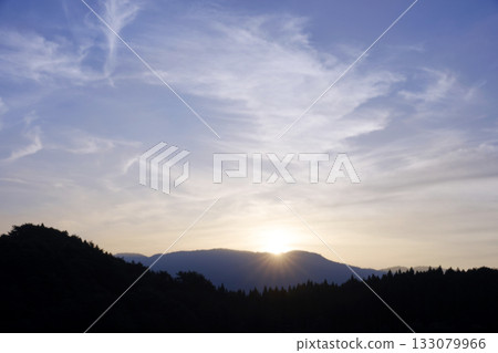 Morning scenery of Tonomine Plateau 133079966