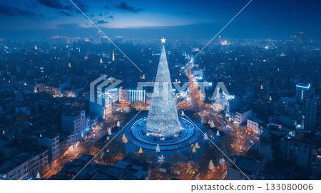 聖誕燈飾和城鎮景觀 133080006