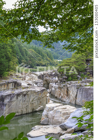 Nezamenotoko, Agematsu Town, Nagano Prefecture: A beautiful rocky valley surrounded by lush forests and clear streams 133080405