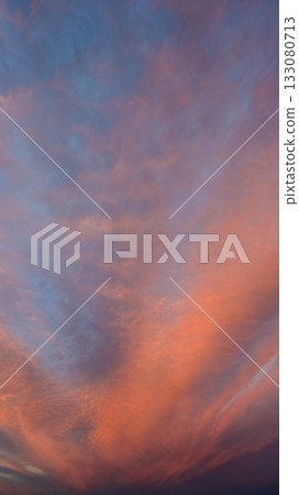 Evening sky material (vertical composition) Evening sky material (vertical composition) 133080713