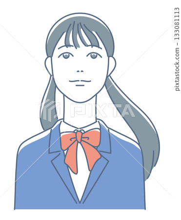 Female student looking up 133081113