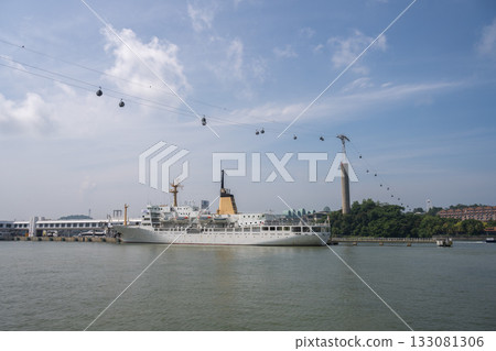 新加坡港灣纜車及海景 133081306