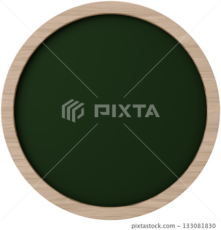 3D Material_Frame_Blackboard_Circle 3D Material_Frame_Blackboard_Circle 133081830