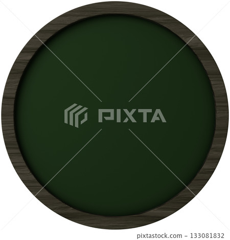 3D Material_Frame_Blackboard_Circle 133081832