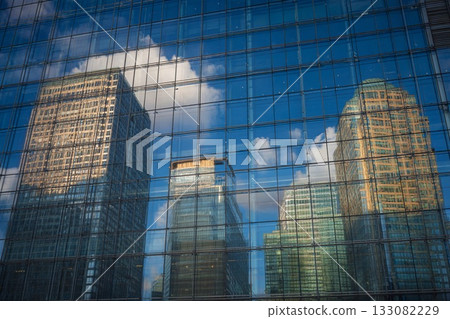 Mosaic Installation Enhances Urban Facade With Vibrant Colors and Patterns Generative AI 133082229